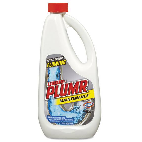 Liquid Plumr  Clog Remover, Maintenance, 32 Oz Bottle, 9/carton 242 9 Case