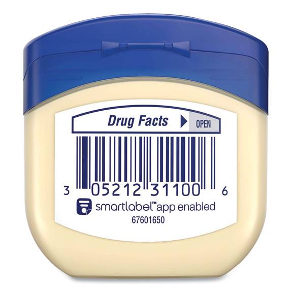 Vaseline  Jelly Original, 1.75 Oz Jar, 144/carton 31100CT 144 Case