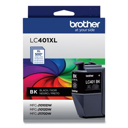 Lc401xlbks High-Yield Ink, 500 Page-Yield, Black