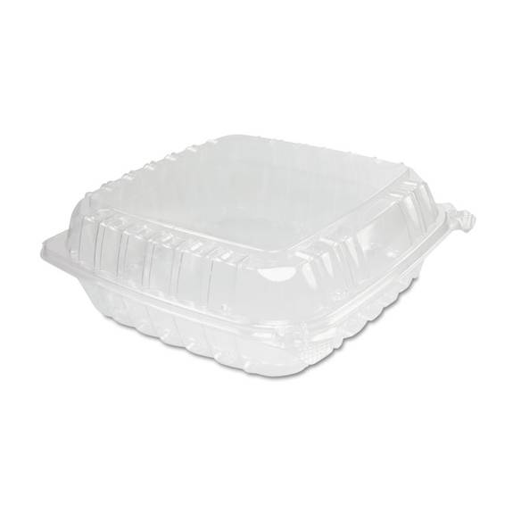 Dart Plastic Container, 3 Compartments, Hinged - 250/Case