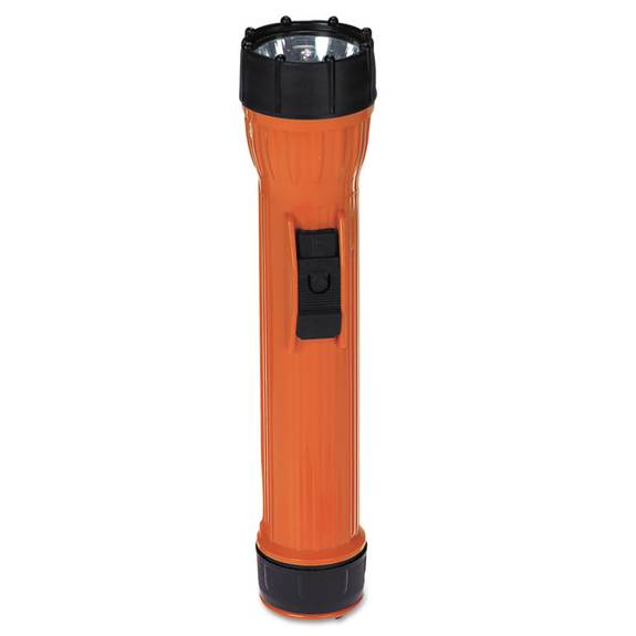 Bright Star  Worksafe I Model 2224 Waterproof Flashlight, 3 D, Orange/black 14720 1 Each