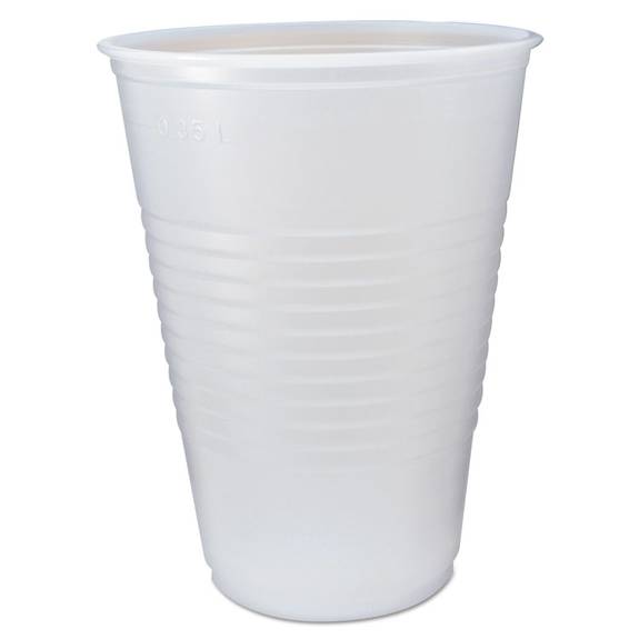 Fabri Kal  Rk Ribbed Cold Drink Cups, 14oz, Clear, 50/sleeve, 20 Sleeves/carton 9508030 1000 Case