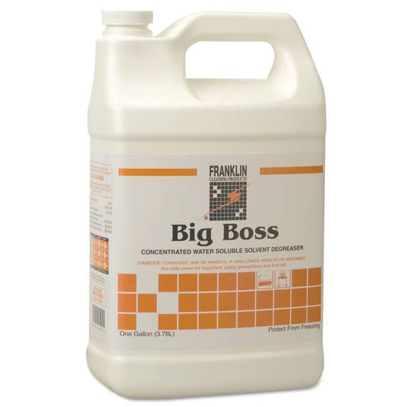 Franklin Cleaning Technology  Big Boss Concentrated Degreaser, Sassafras Scent, 1gal Bottle, 4/carton F266022 4 Case