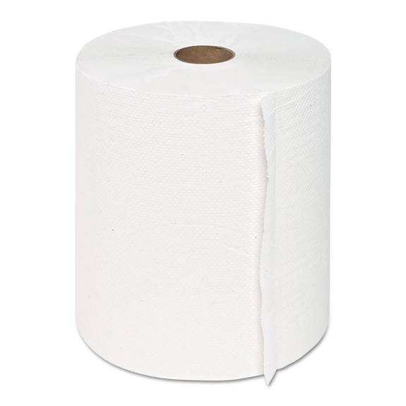 Gen Hardwound Roll Towels, 1-ply, White, 8