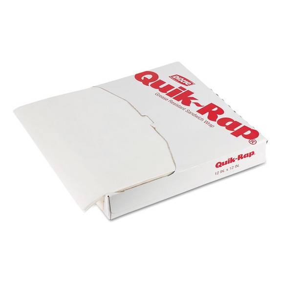 Dixie  Quik-rap Grease-resistant Waxed Sandwich Paper, 12 X 9,1000/pk, 6 Pk/ct 891256 6 Case