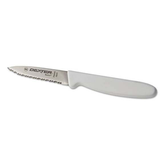 Dexter  Basics Scalloped Tapered Point Parer Knife, High-carbon Steel, 3 1/8