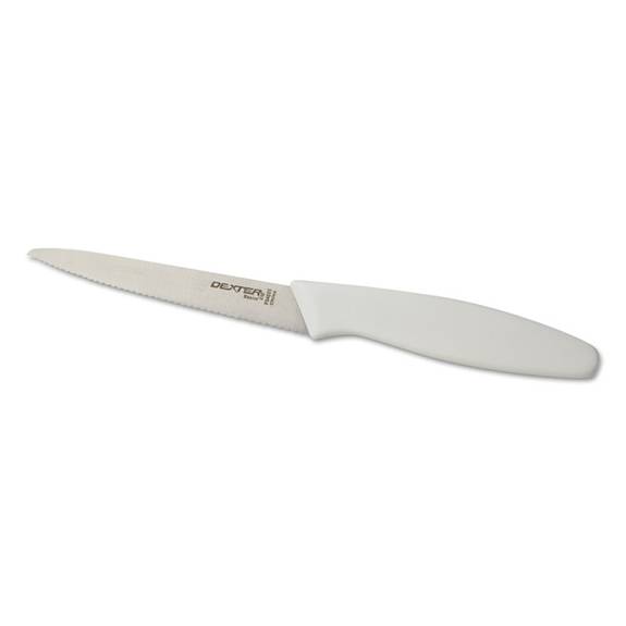 Dexter  Basics Scalloped Fruit Knife, High-carbon Steel, Polypropylene Handle, 5 1/4
