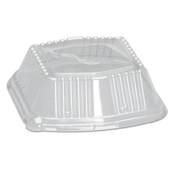 Genpak  Plastic Dome Lid, Clear, Square, 7 1/10 X 7 1/4 X 2 1/4, 125/pk, 4 Pk/ct 94250 500 Case