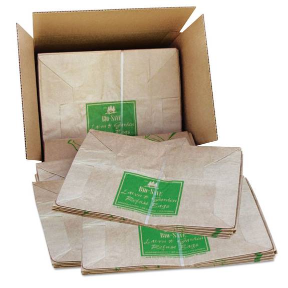 General Paper Lawn & Leaf Bag, 50lb Kraft, Wet-strength 16 X 12 X