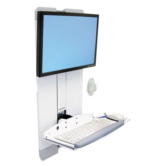 Ergotron  Styleview Vertical Lift For High Traffic Areas, White 60593216 1 Each