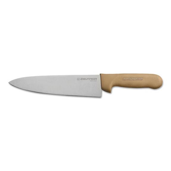 Dexter  Sani-safe Cooks Knives, Tan Polypropylene Handle, 8