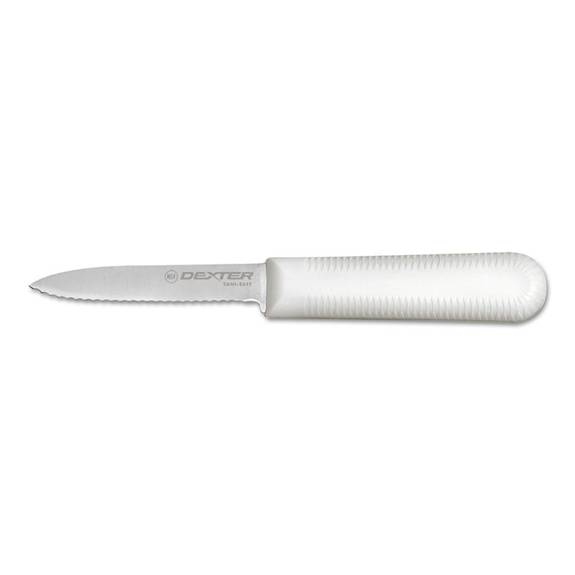 Dexter  Sani-safe Scalloped Parer Knife, Polypropylene Handle, 3 1/4
