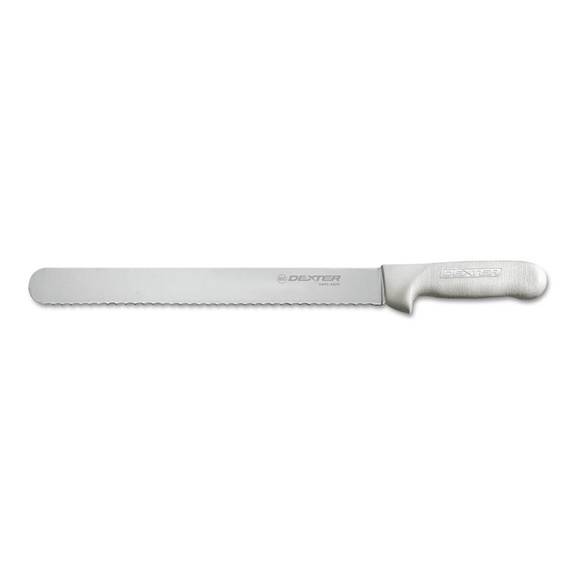 Dexter  Sani-safe Scalloped Roast Slicer Knife, Silver, 12
