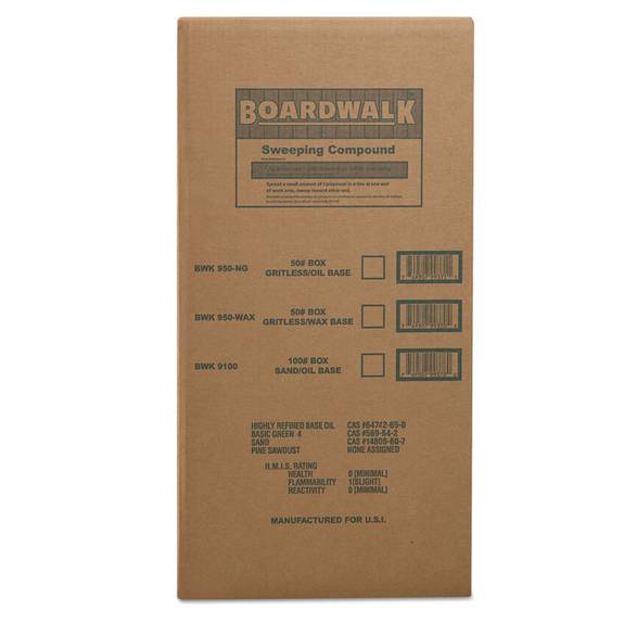 Boardwalk  Oil-Based Sweeping Compound, Powder, 100-Lb Box BWK 9100 1 Box