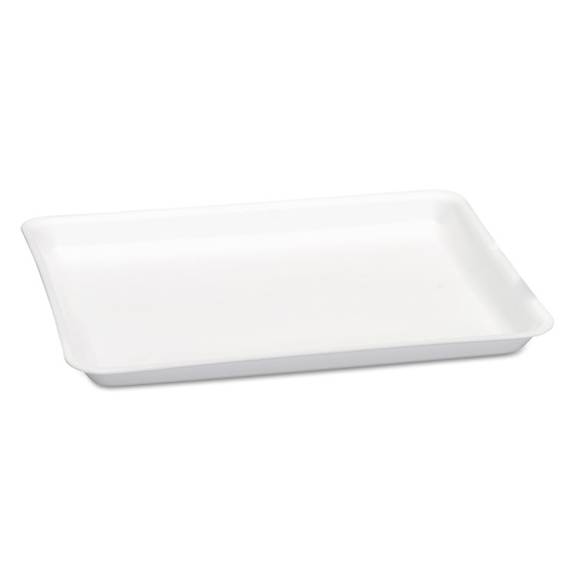 Genpak  Supermarket Tray, Foam, White, 9 1/4 X 12.13 X 3/4, 125/bag, 2 Bag/carton Gnp 9lwh 250 Case