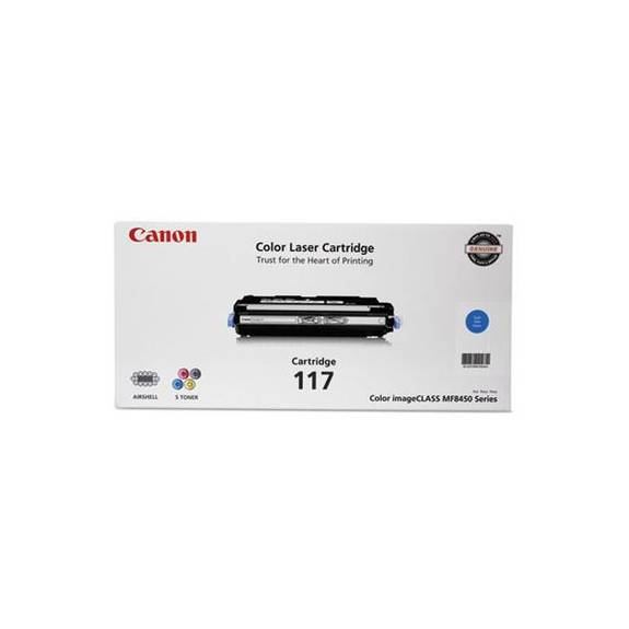 Canon  2577b001 (117) Toner, Cyan 2577b001 1 Each