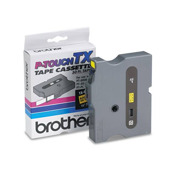 Brother P Touch  Tx Tape Cartridge For Pt-8000, Pt-pc, Pt-30/35, 1/2