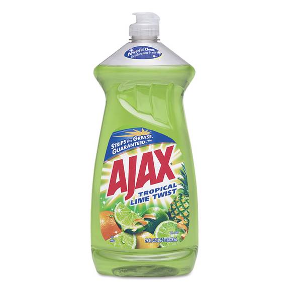 Ajax  Dish Detergent, Tropical Lime Twist, 28 Oz Bottle, 9/carton 44676 9 Case