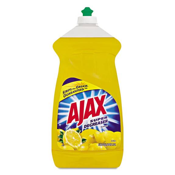 Ajax  Dish Detergent, Lemon Scent, 52 Oz Bottle, 6/carton 49861 6 Case