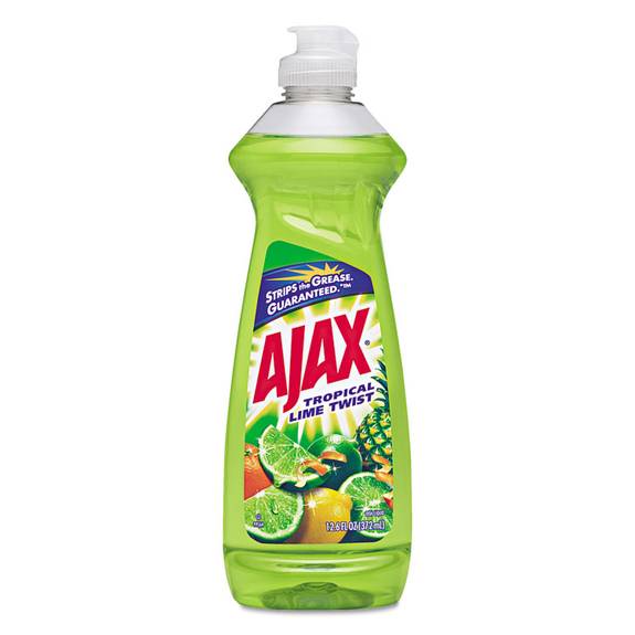 Ajax  Dish Detergent, Lime Scent, 12.6 Oz Bottle, 20/carton 44672 20 Case