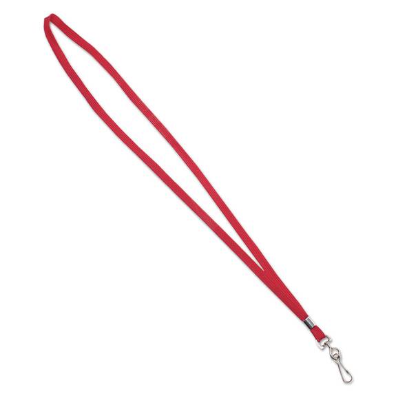 Advantus Deluxe Lanyards, Jhook Style, 36" Long, Red, 24/box 75425 24 Box