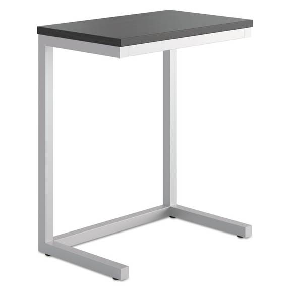 Hon  Occasional Cantilever Table, 24w X 15d X 20 3/4h, Black/silver Bsxhml8858p 1 Each