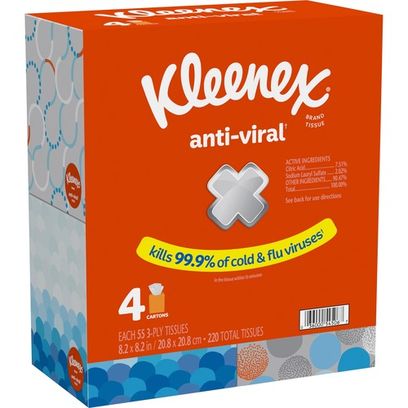 Kleenex Anti-Viral Facial Tissue