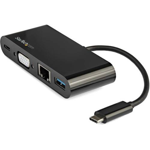 USB C Multiport Adapter Mini USBC Dock w/ VGA Video