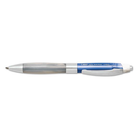 Bic  Atlantis Ultra Comfort Retractable Ballpoint Pen, Medium, Blue Vcgup11-be 1 Each