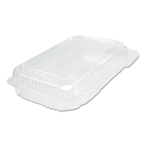 Dart  Staylock Clear Hinged Lid Containers, Plastic, 6 4/5x2.1x9 2/5, 125/pk, 2/ctn Pet30ut1 250 Case