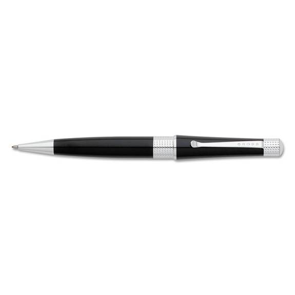 Cross  Bailey Ballpoint Pen, Black Ink, Black Barrel, Medium At0452-7 1 Each