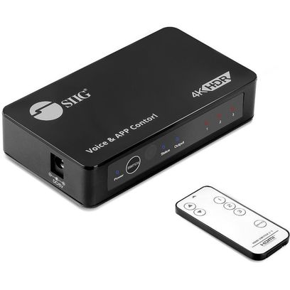 3x1 HDMI Switch with IR & Voice App Control