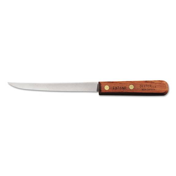 Dexter  Traditional Boning Knife, Narrow, Brown/silver, 6