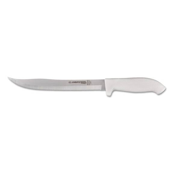 Dexter  Sofgrip Scalloped Utility Slicer With Non-slip Comfort Handle, Silver, 9