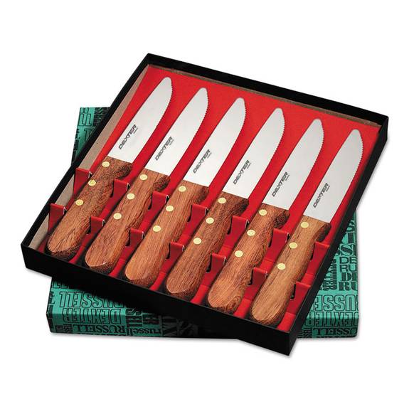 Dexter  Basics Jumbo Style Steak Knives, Polypropylene Handle, 6