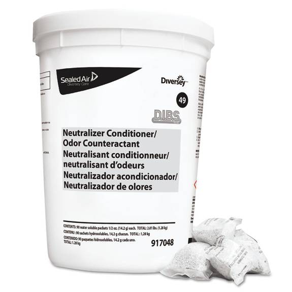 Diversey  Floor Conditioner/odor Counteractant, Powder, 1/2oz Packet, 90/tub, 2/carton 17048 2 Case