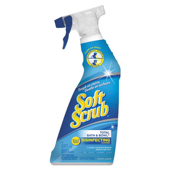 Soft Scrub  Total Bath & Bowl Spray, 25.4oz Trigger Bottle 23400375 1 Each