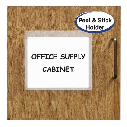 C Line Selfadhesive Labeling Pockets, Top Load, 3 3/4 X 3, Clear, 25/pack 70443 25 Package