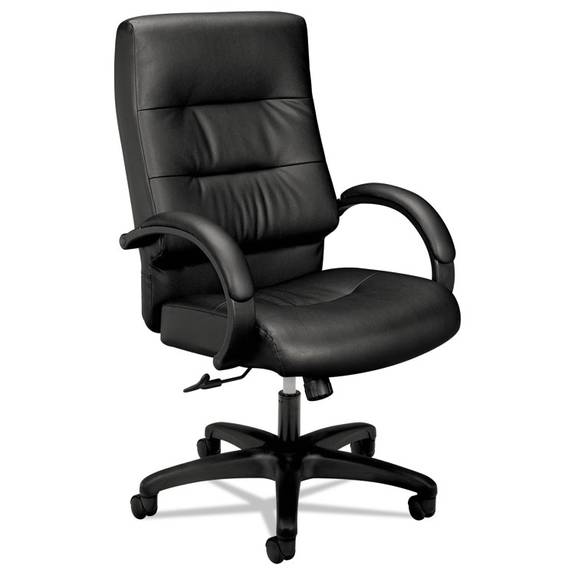 Hon  Vl690 Series Executive High-back Leather Chair, Black Leather Bsxvl691sb11 1 Each
