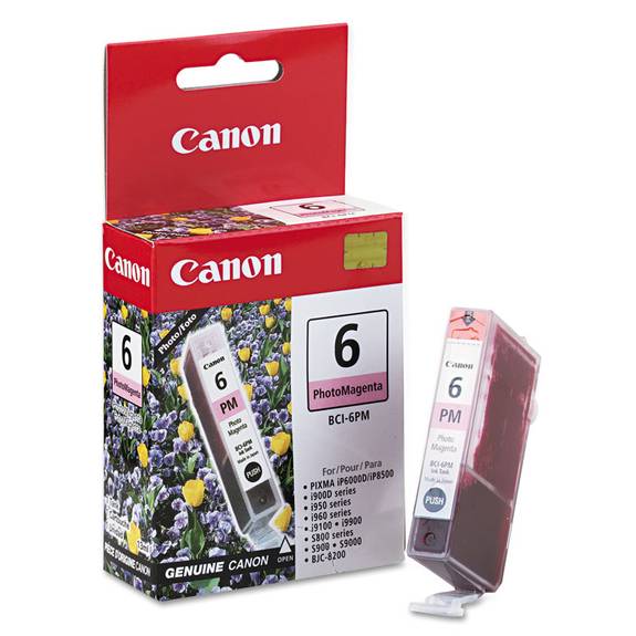Canon  Bci6pm (bci-6) Ink, 370 Page-yield, Photo Magenta Bci6pm 1 Each