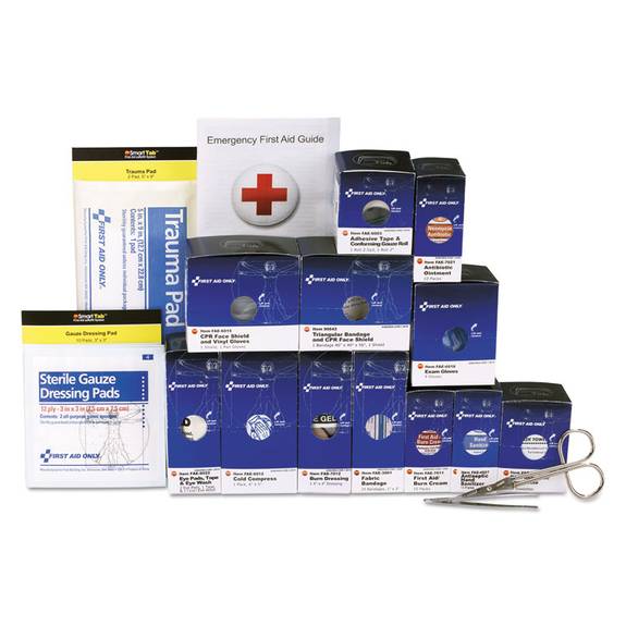 First Aid Only  Medium Metal Smartcompliance Refill Pack For 25 People, 94 Pieces 90582 1 Package