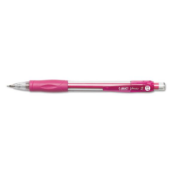 Bic  Velocity Original Mechanical Pencil, .7mm, Pink Ribbon, Pink Mv7p21sgk 2 Package