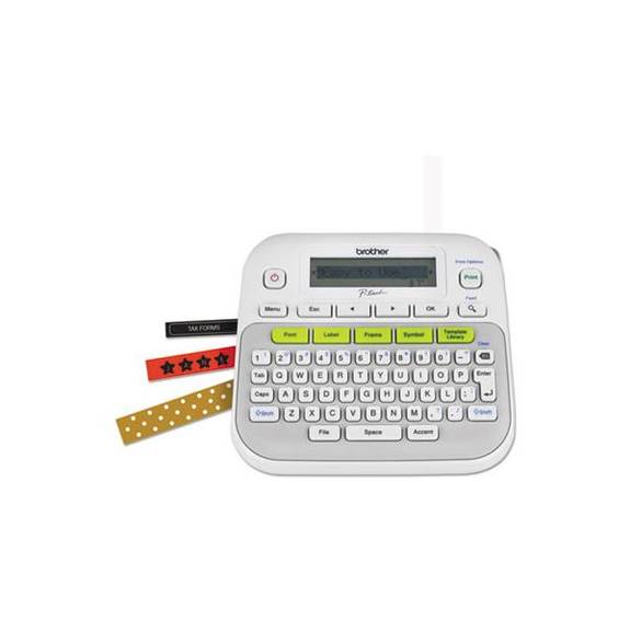 Brother P Touch  Pt-d210 Easy, Compact Label Maker, 2 Lines Ptd210 1 Each