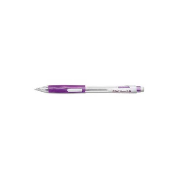 Bic  Velocity Side Clic Pencil, Hb #2, 0.7 Mm, Assorted, Dozen Mpsc11-blk 1 Dozen