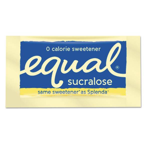 Equal  Zero Calorie Sweetener, 0.035 Oz Packet, 100/box, 12 Box/carton 3-00258-90077-1 1200 Case