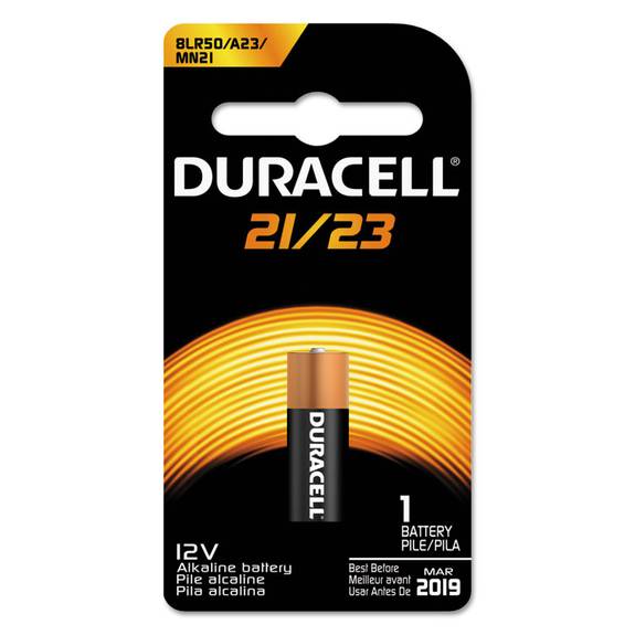 Duracell  Specialty Alkaline Battery, 21/23, 12v Mn21bk 1 Each