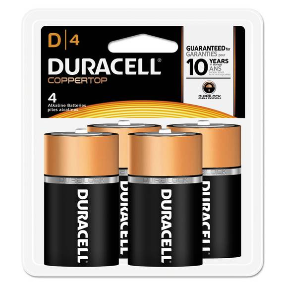 D Cell Duracell Industrial Alkaline Batteries