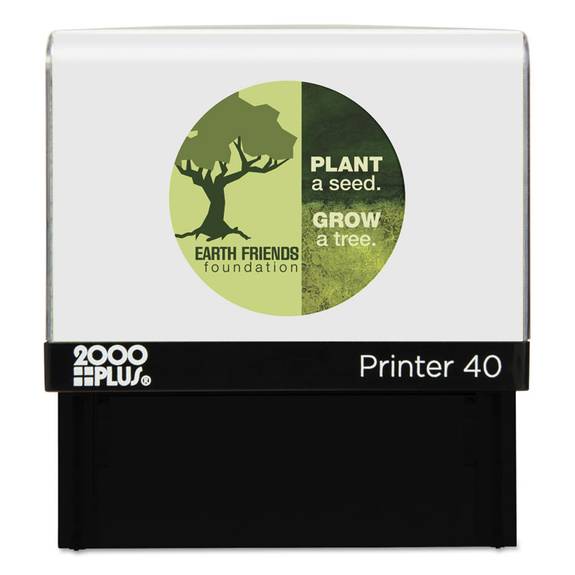 Cosco 2000plus  Self-inking Custom Message Stamp, 7/8 X 2 5/16 S1si40pgl 1 Each