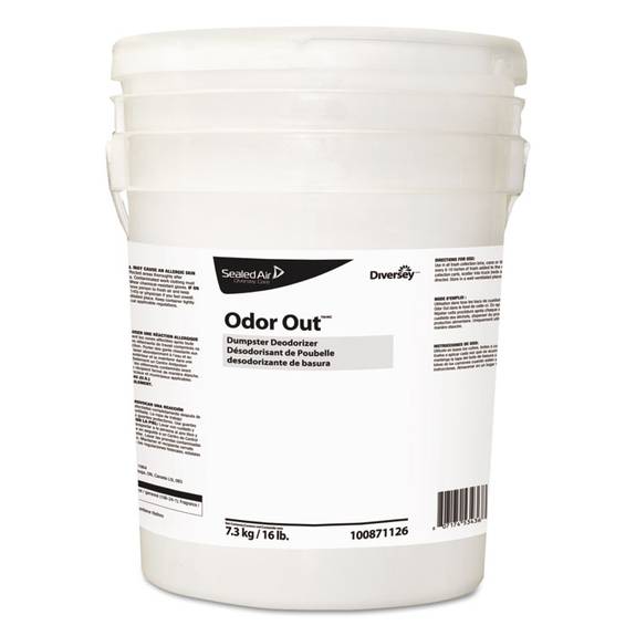 Diversey  Odor Out Odor Counteractant Pellets, Fresh Floral, Pink, 16 Lb Pail 100871126 1 Case