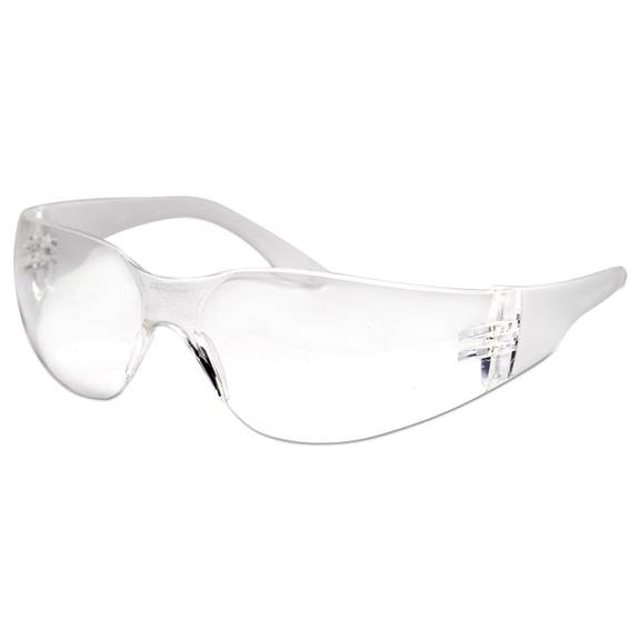Boardwalk  Safety Glasses, Clear Frame/clear Lens, Anti-fog, Polycarbonate, Dozen Y10cfafc 1 Dozen